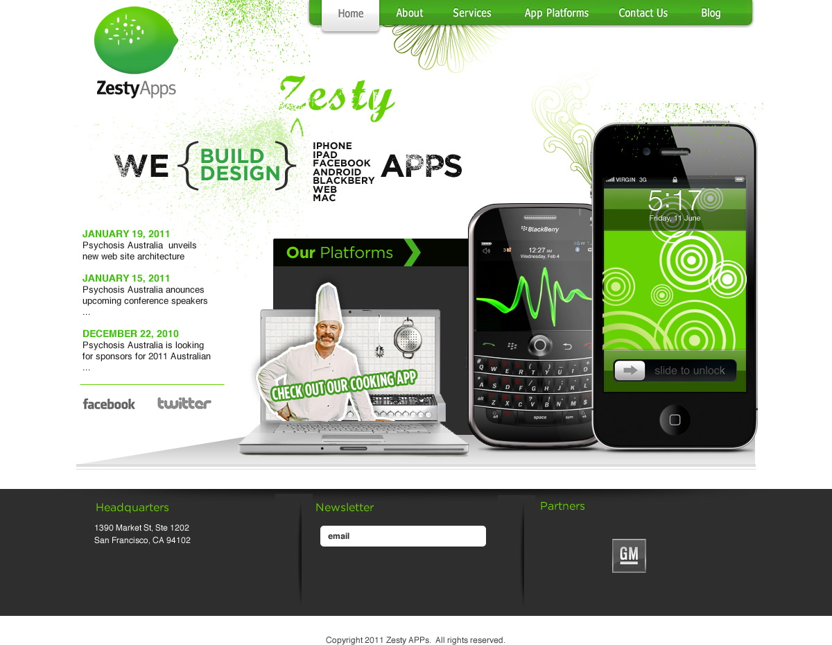 Web-Design von Fielding Ideas für ZestyApps | Design #205083