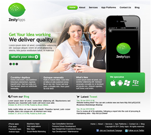 Web-Design von Sky Ram für ZestyApps | Design: #197699
