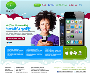 Web-Design von Sky Ram für ZestyApps | Design: #200397