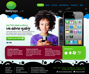 Web-Design von Sky Ram für ZestyApps | Design: #202160