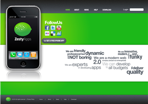 Web-Design von MDS - bonusplusdesign.com für ZestyApps | Design: #202838