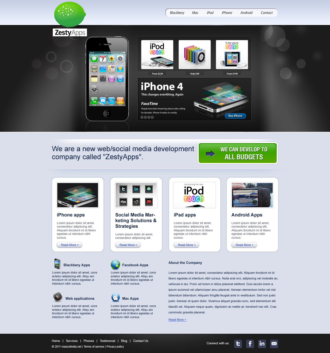 Web Design by webxvision for ZestyApps | Design #199671