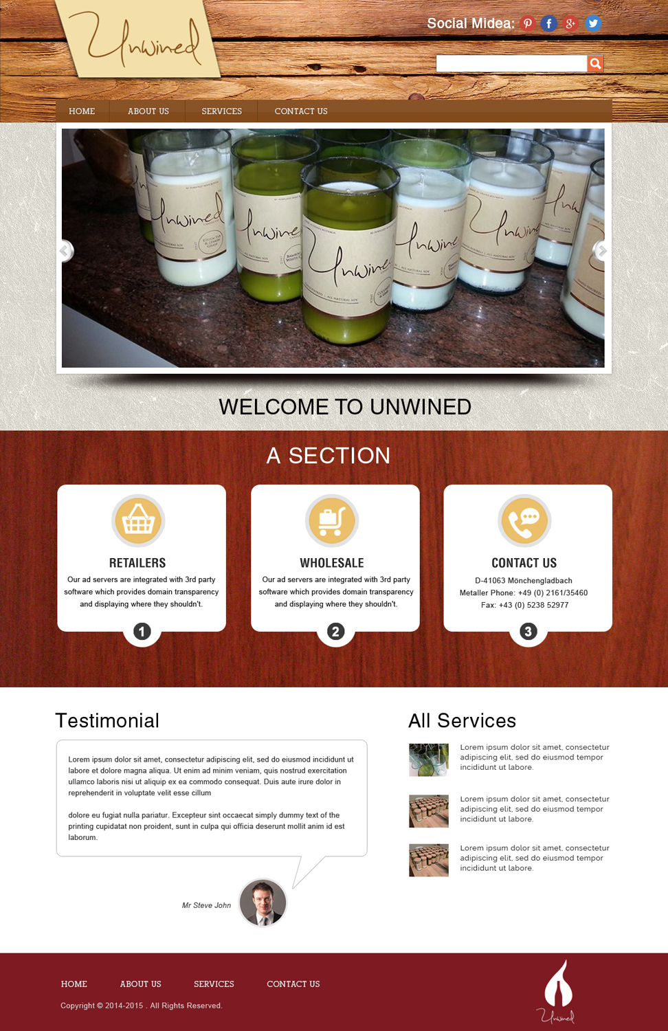 Wordpress Design by webxvision for this project | Design #4492614