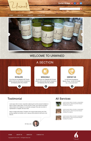 Wordpress Design by webxvision for this project | Design: #4492614