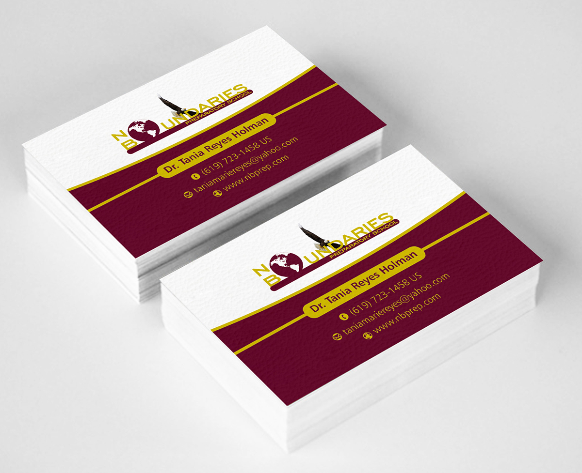 Business Card Design by ALSADESIGN for No Boundaries  | Design #4427897