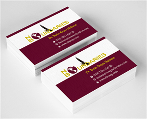 Business Card Design by ALSADESIGN for No Boundaries  | Design: #4435511