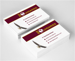 Business Card Design by ALSADESIGN for No Boundaries  | Design: #4437894