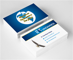 Business Card Design by ALSADESIGN for No Boundaries  | Design: #4459300