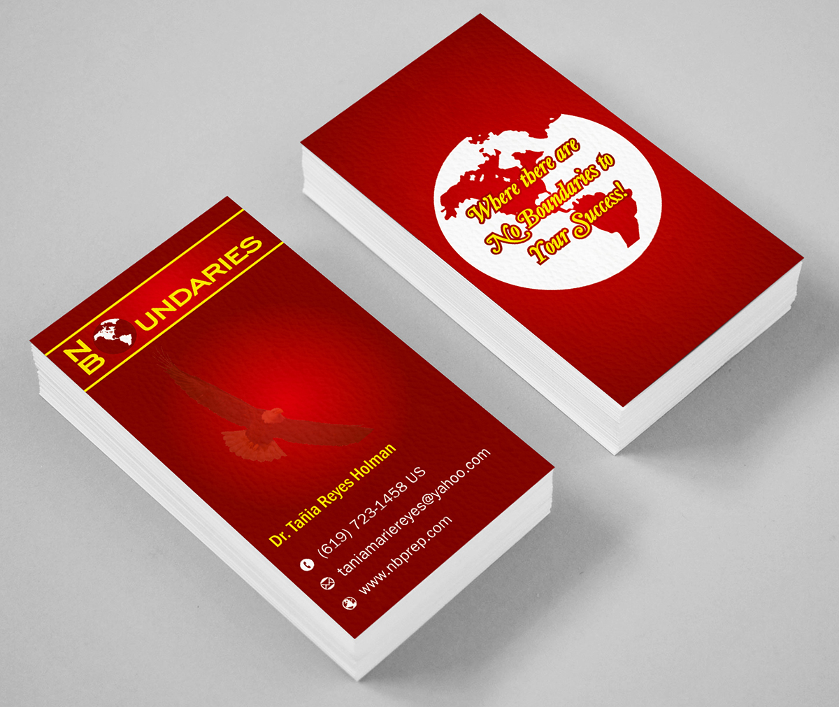 Visitenkarten-Design von ALSADESIGN für No Boundaries  | Design #4471189