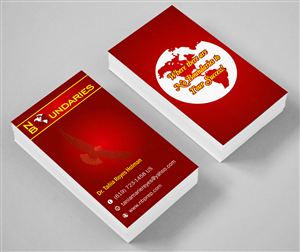 Business Card Design by ALSADESIGN for No Boundaries  | Design: #4471189
