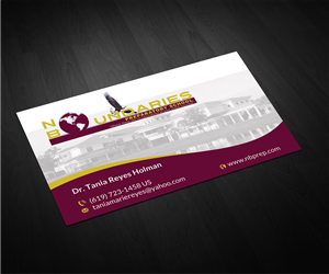 Business Card Design by Sarah Haroon for No Boundaries  | Design: #4424991