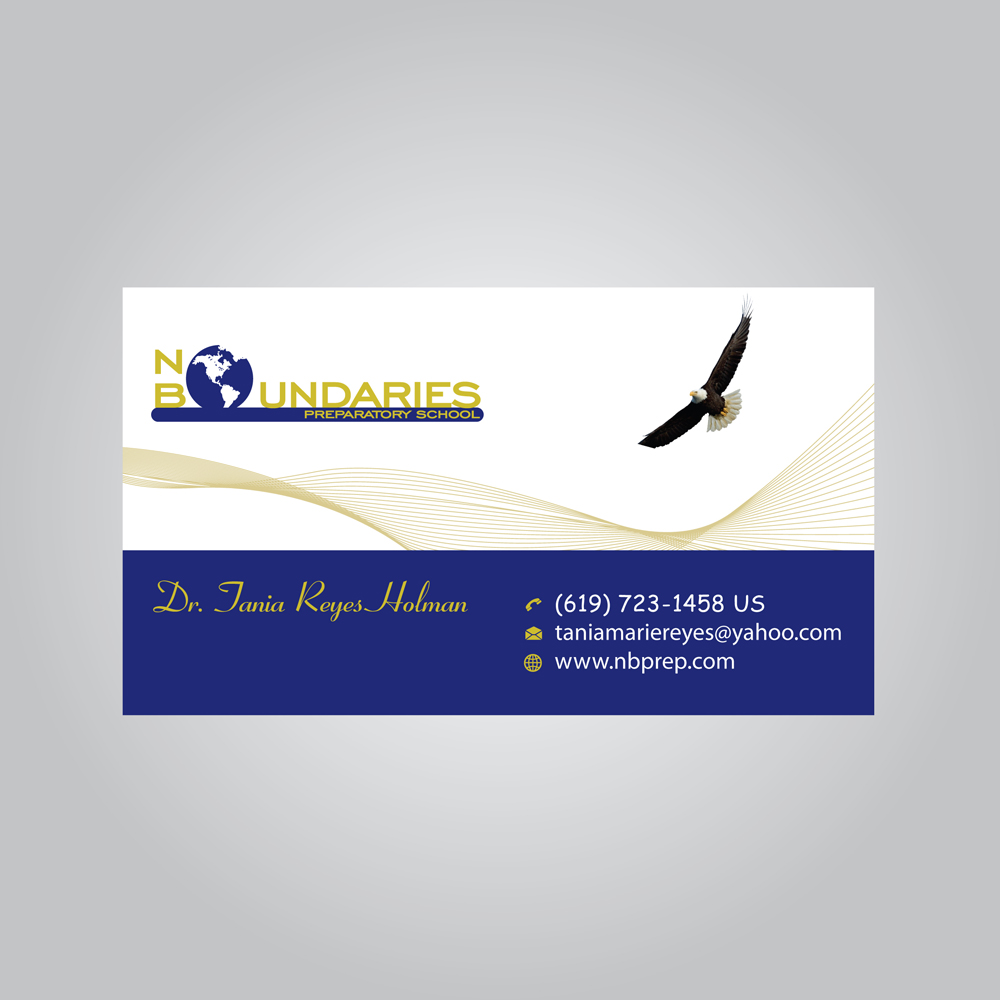 Business Card Design by MTu for No Boundaries  | Design #4463847