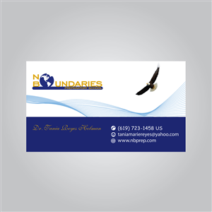 Visitenkarten-Design von MTu für No Boundaries  | Design: #4464823