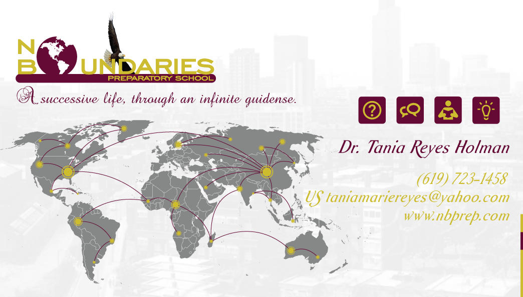 Business Card Design by Eranga Fernando for No Boundaries  | Design #4446629