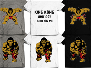 RAGING MUSCLY GORILLA SHIRT | T-Shirt-Design von Jenn Smith