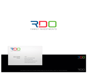 Logo-Design von Daniel Caso Design für RDO Family Investments Pty Ltd | Design: #4441926