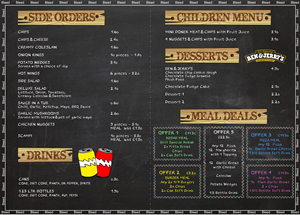 Menu Design by kapriCreations for this project | Design: #4502528