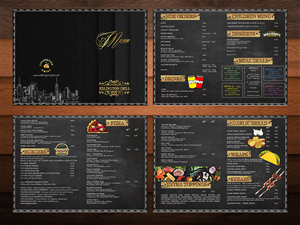 Menu Design by kapriCreations for this project | Design: #4502650