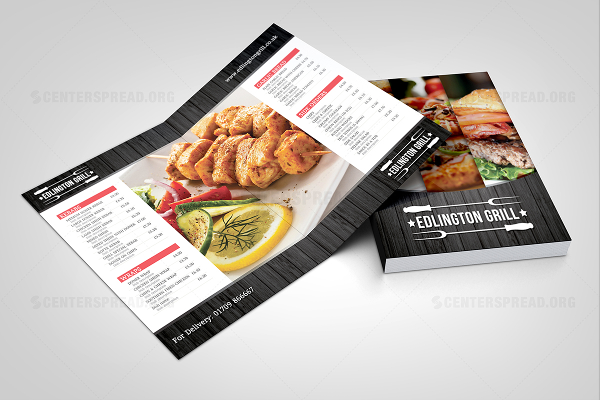 Menu Design by CENTERSPREAD for this project | Design #4467395