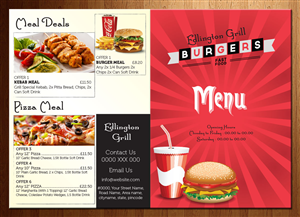 Menu Design by theblueart for this project | Design: #4458978