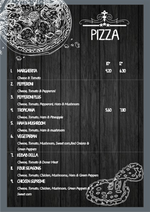 Menu Design by hema dhawan for this project | Design: #4490680