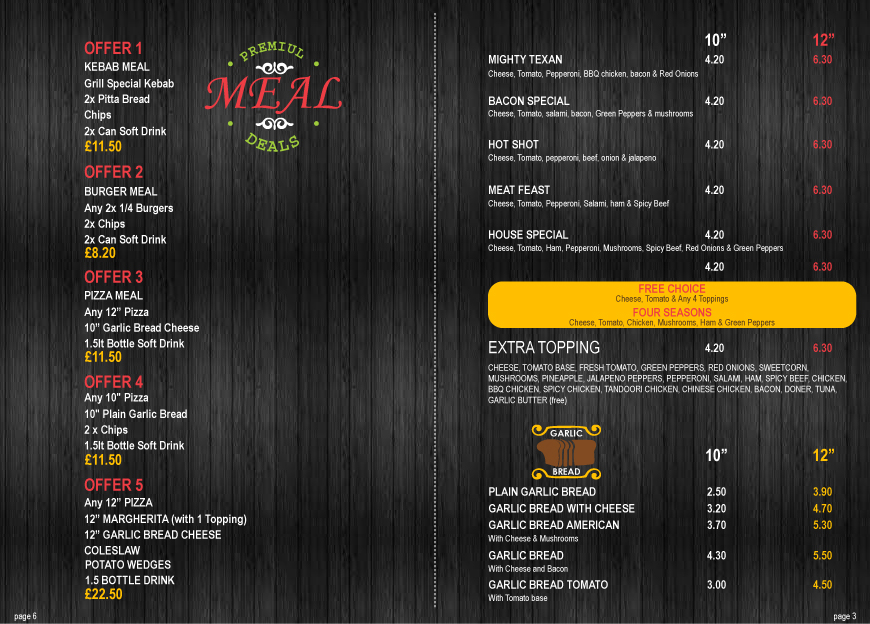 Menu Design by Parul for this project | Design #4472771