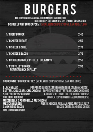 Menu Design by mavarod for this project | Design: #4470113