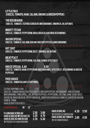 Menu Design by mavarod for this project | Design: #4470121