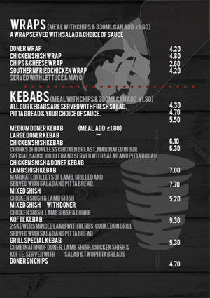 Menu Design by mavarod for this project | Design: #4470126