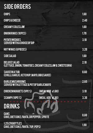 Menu Design by mavarod for this project | Design: #4470128