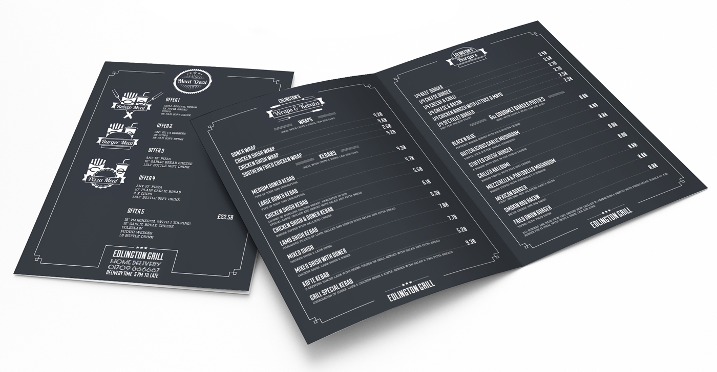 Menu Design by tanya for this project | Design #4481025