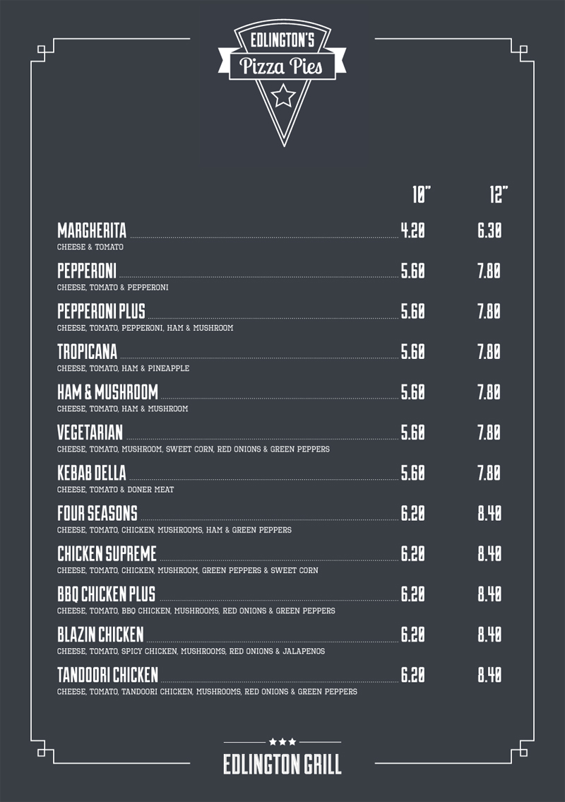 Menu Design by tanya for this project | Design #4481056