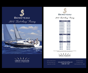 Price Sheet for sailboat dealer | Diseño de Flyer por senja