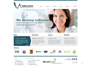 Web Design by pb for Well Data Technologies | Design: #1343787