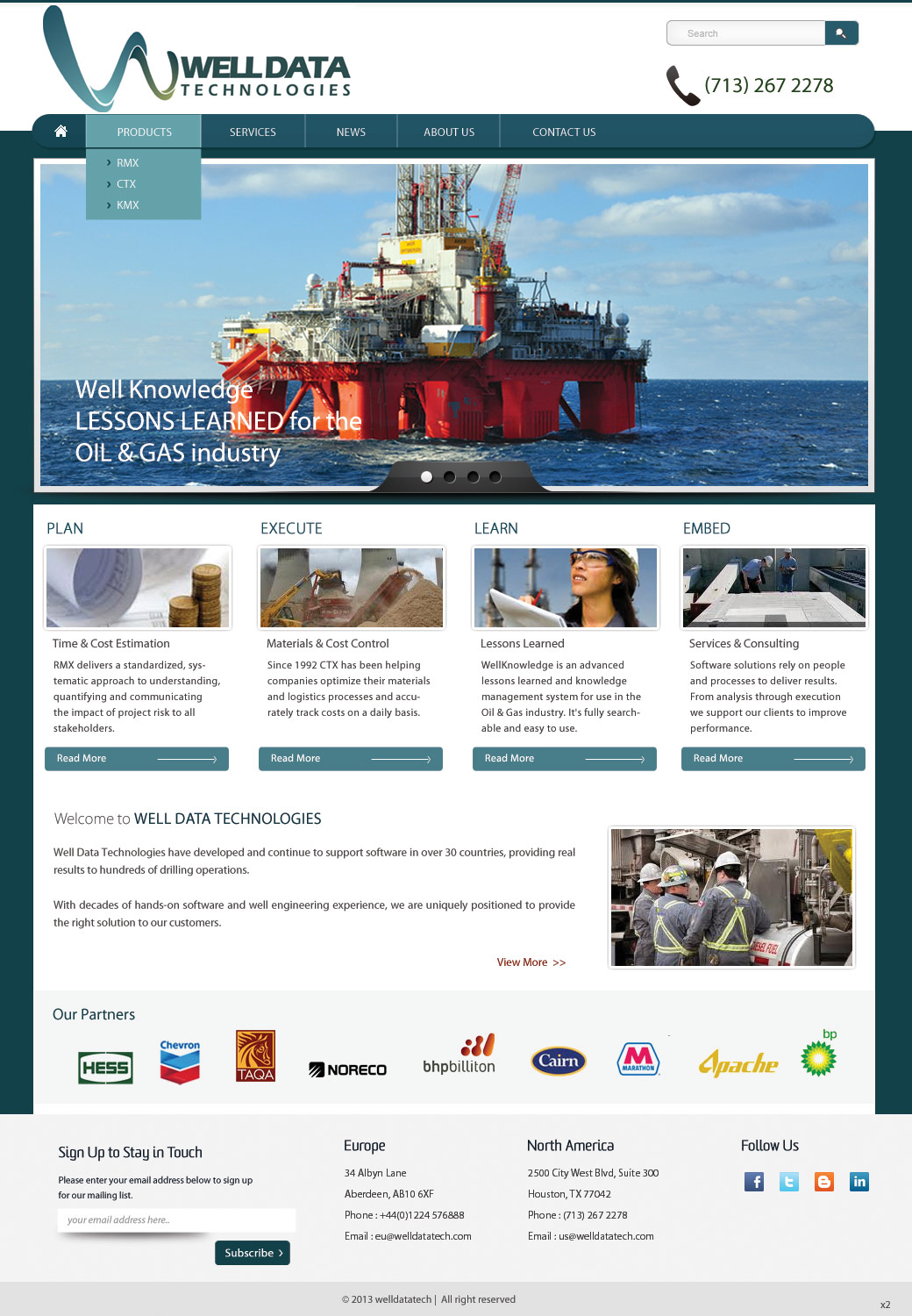 Web Design by pb for Well Data Technologies | Design #1347138
