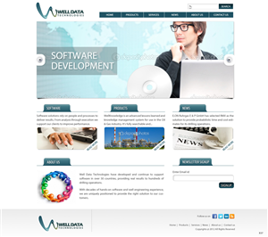 Web Design by pb for Well Data Technologies | Design: #1347142