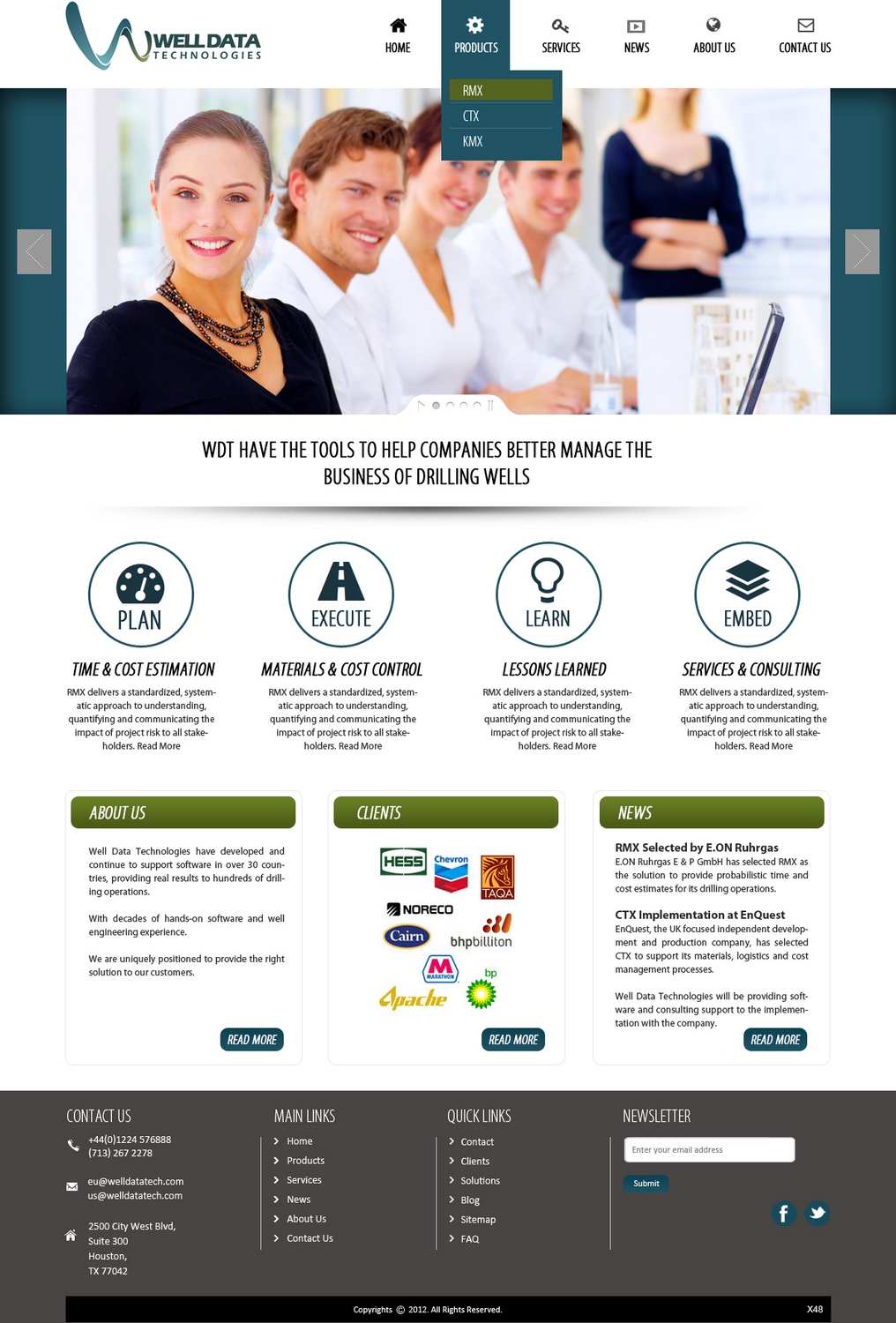 Web Design by pb for Well Data Technologies | Design #1350342