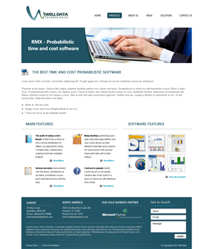 Web Design by OM for Well Data Technologies | Design: #1376544