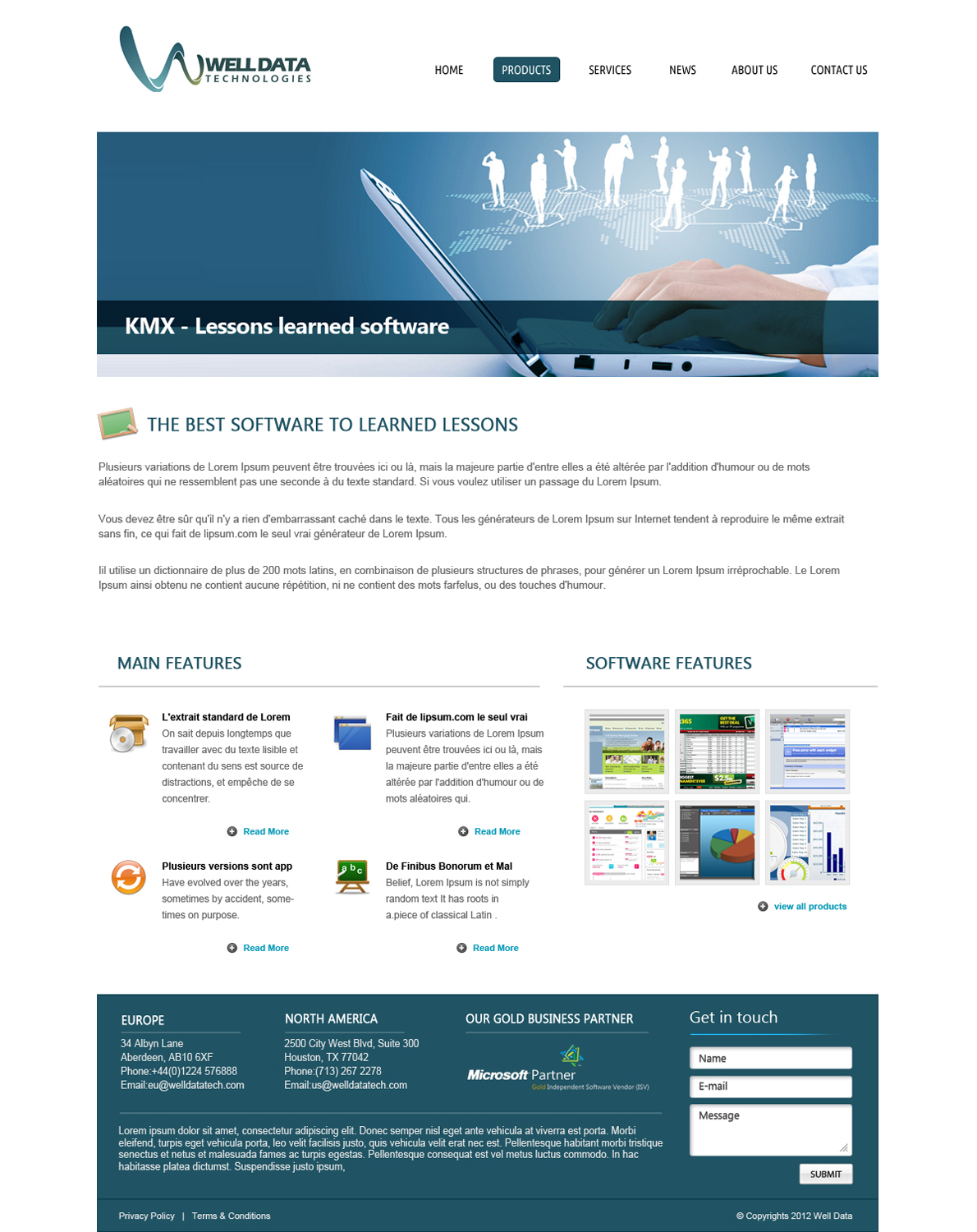Web Design by OM for Well Data Technologies | Design #1396511