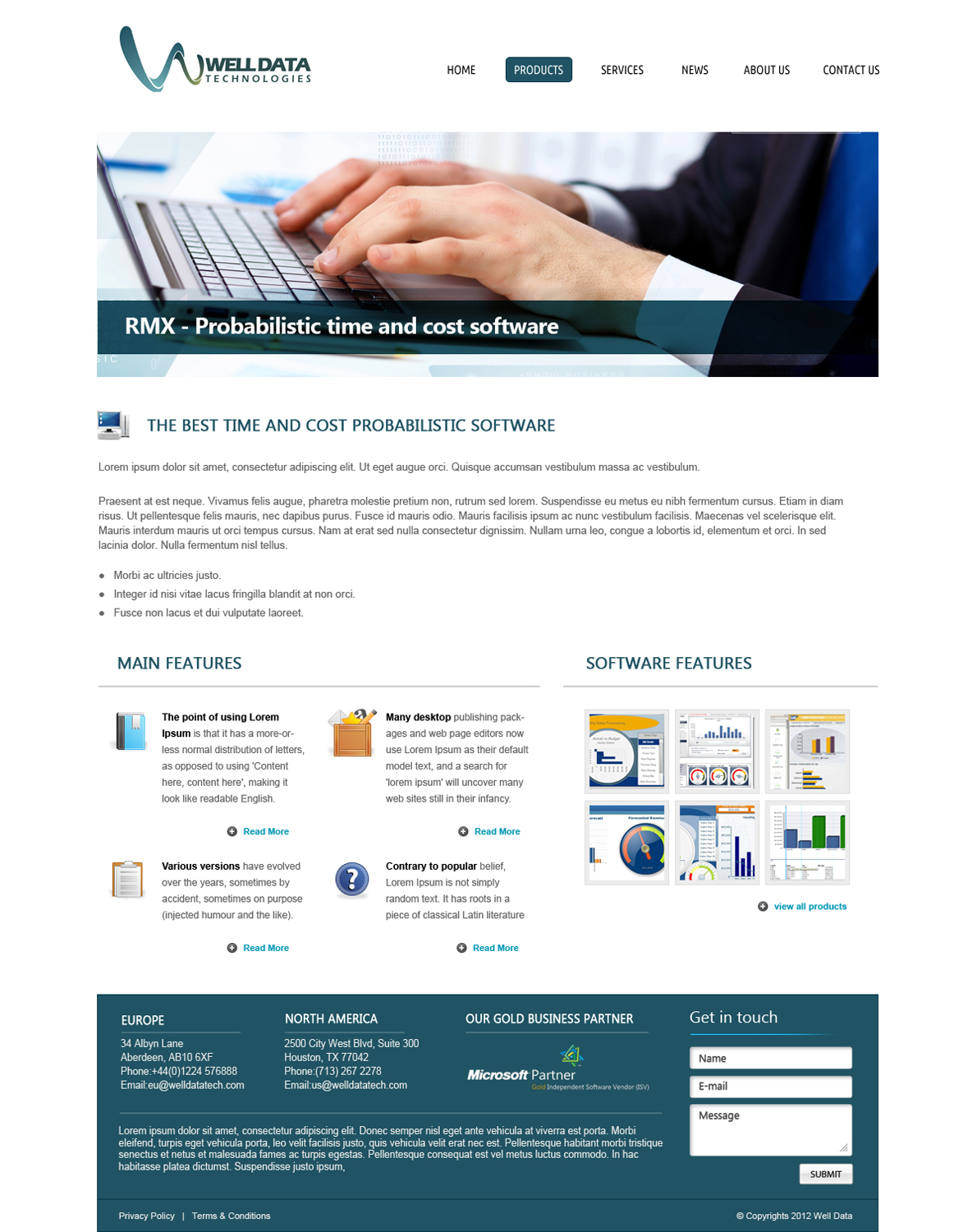Web Design by OM for Well Data Technologies | Design #1396512