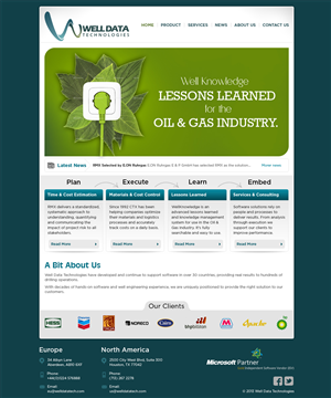 Web Design Project for a Software & Consulting Company | Diseño Web por ShreejiAkshar