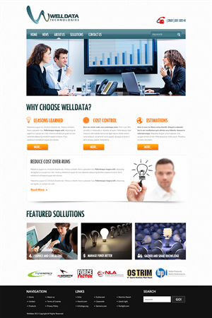 Web Design by Mircea-Alexandru for Well Data Technologies | Design: #1359969