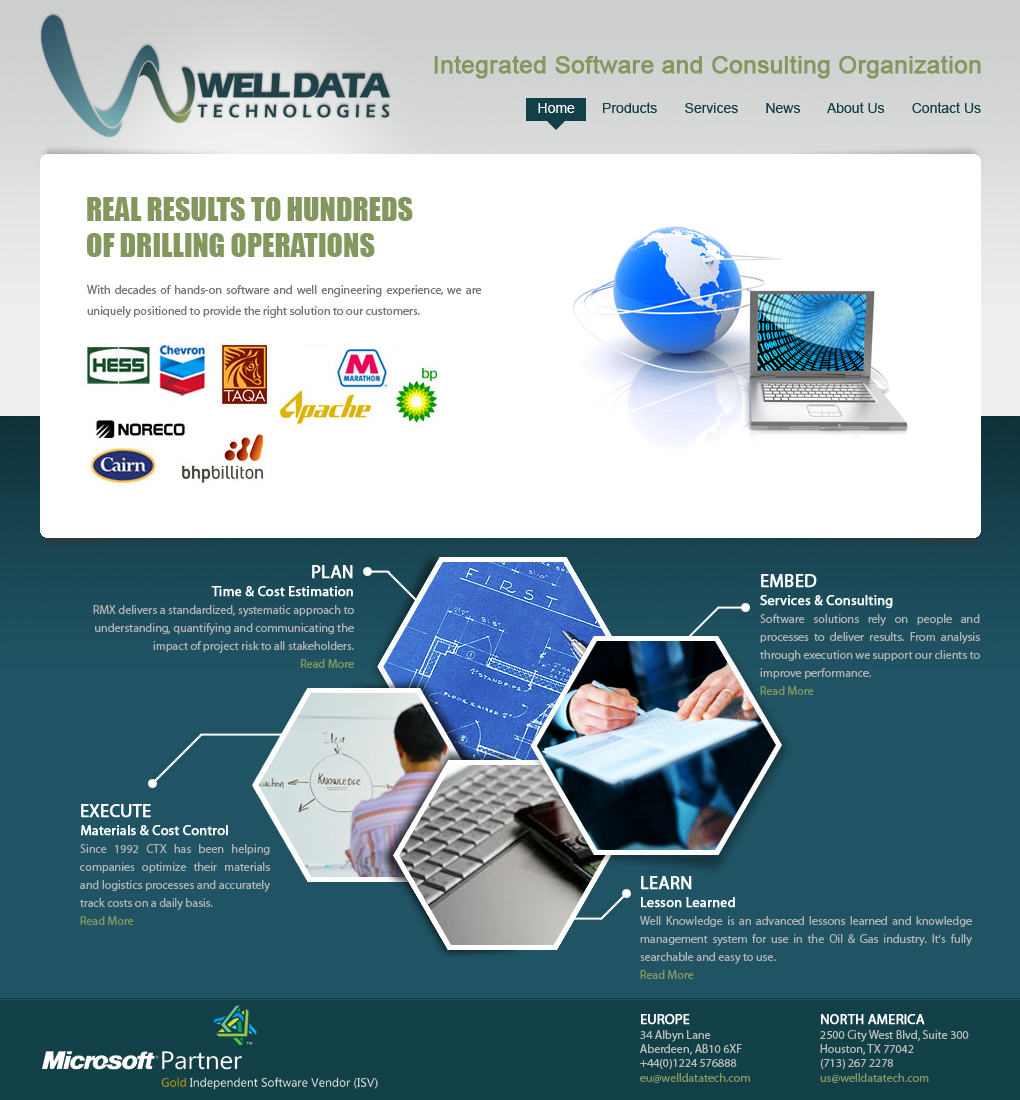 Web Design by Ardianet for Well Data Technologies | Design #1374443