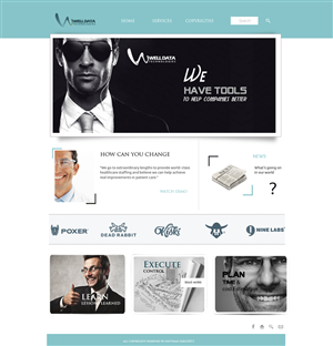 Web Design by haythamfarid for Well Data Technologies | Design: #1387616