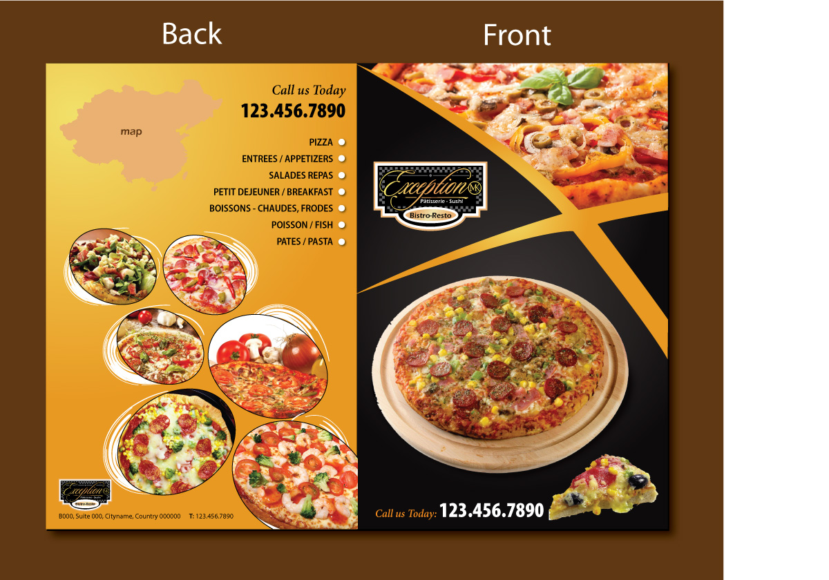 Menu Design by Sbss for exception | Design #1283498
