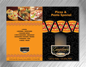 Menu Design exception | Menu Design by Sbss