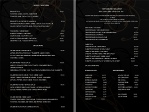 Menu Design by Latilda.Rich for exception | Design: #1284177