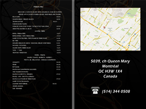 Menu Design by Latilda.Rich for exception | Design: #1284178