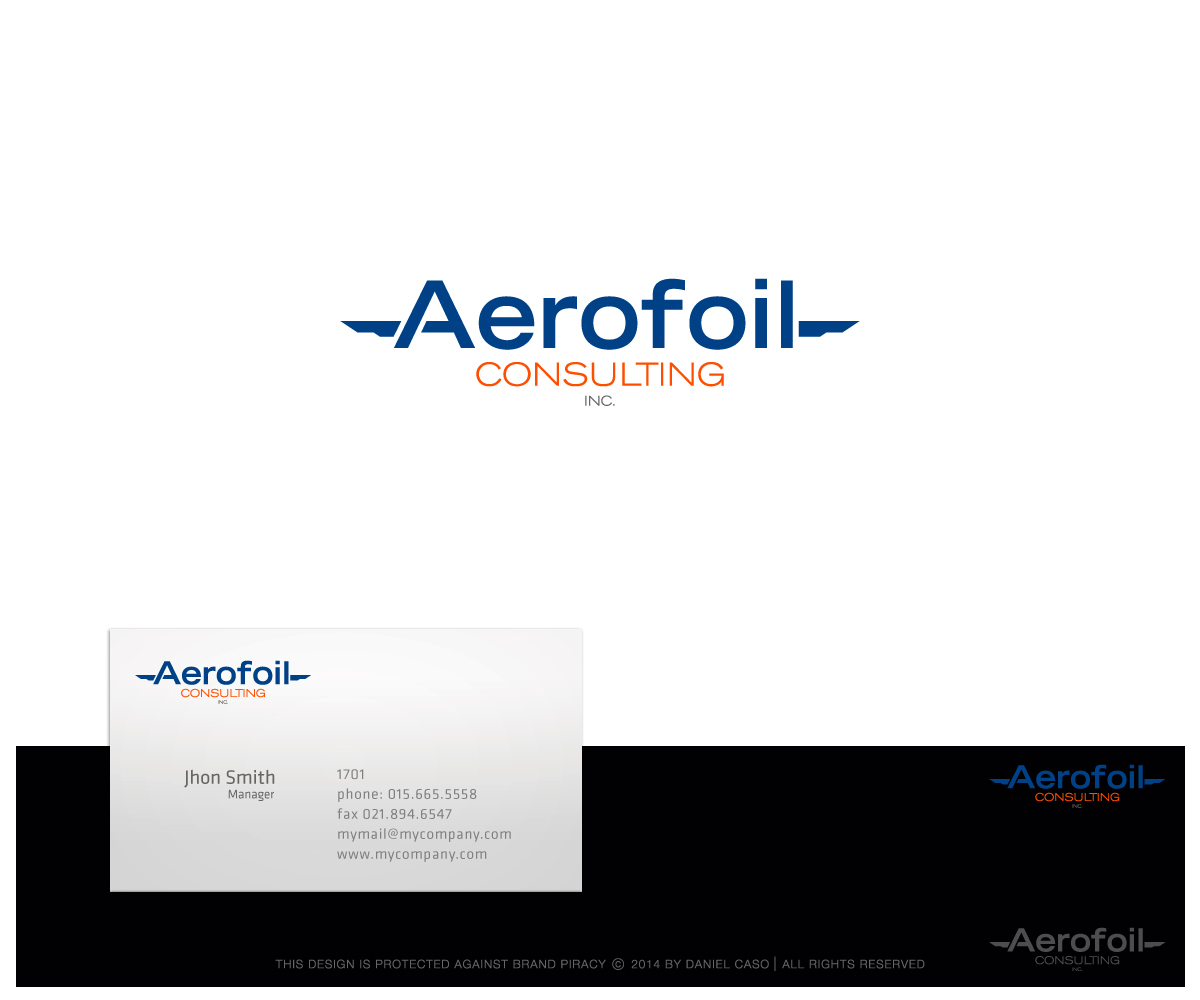 Design de Logo par Daniel Caso Design pour Aerofoil Consulting Inc. | Design #4437390