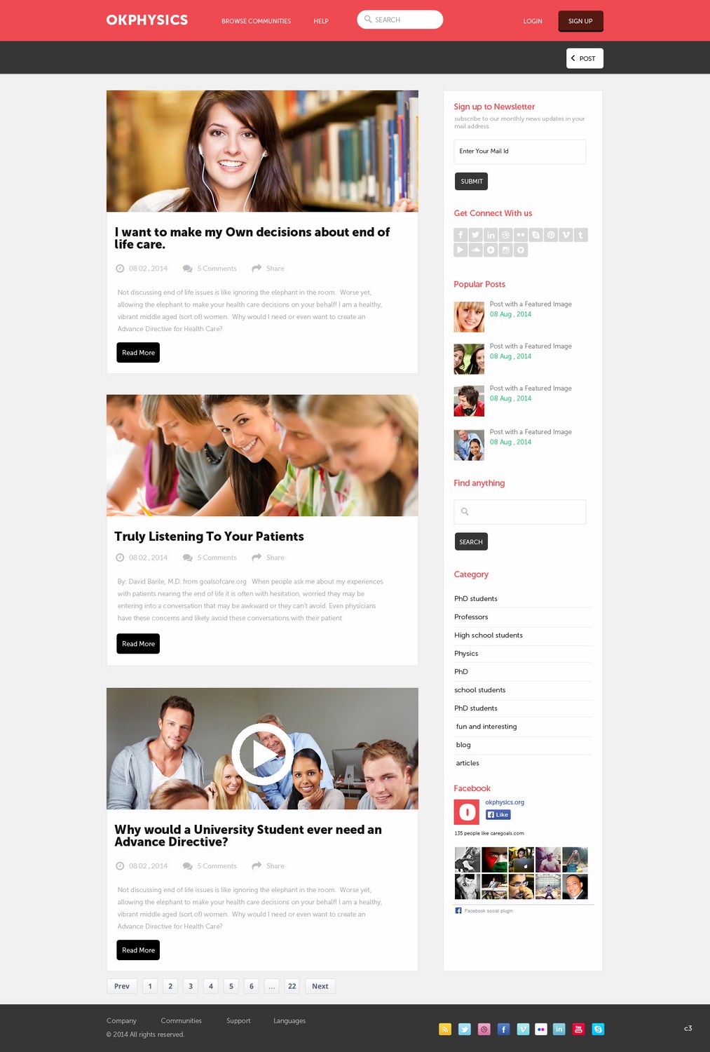 Wordpress Design by pb for this project | Design #4443158
